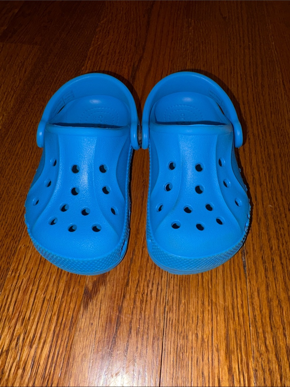 Kids Blue Classic CROCS Clogs Sz 8